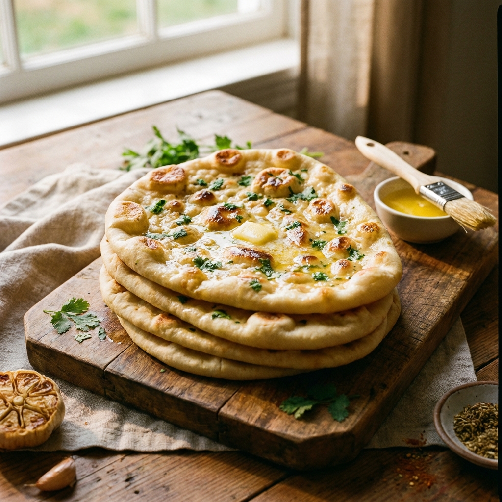 Fresh Naan Bread