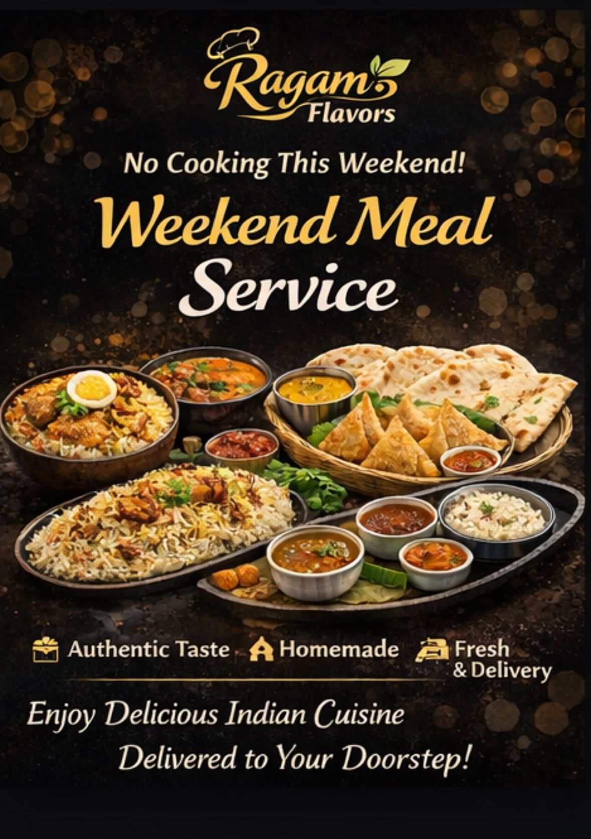 Ragam Flavors Vegetarian Platter